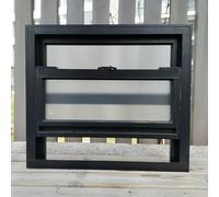 SAYEYBU Finestra Scorrevole Verticale, Finestre di Ricambio con Telaio in Alluminio E Ventilazione, Finestra A Filo con Zanzariera, Finestre per Concessioni su Misura,B,WxH24x35in(61x89cm)