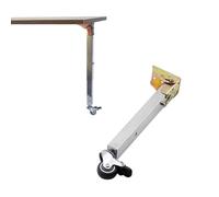 SAYEYBU Gambe per Tavoli Pieghevoli, Piedini per Mobili Fai Te in Acciaio Inox, Piedini Supporto Telescopici Pieghevoli, Piedini per Mobili con Sollevamento Push-Pull,A,85cm/33.4in