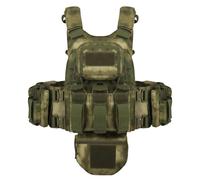 SAYEYBU Gilet Tattico Addestramento, Gilet di Sicurezza Protettivo da Addestramento con Sistema Molle, Multitasche Cinghie Regolabili, Fibbia Sgancio Rapido per Caccia Tattica All'Aperto,E