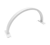 SAYEYBU Lampada Tavolo Mezzaluna Unghie 73 cm, 3 Temperature Colore Regolabili Dimmerabili Lampada Tavolo Ciglia Centri Estetici, Luce Riempimento per Manicure e Nail Art,Bianca