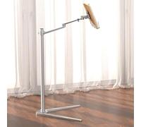 SAYEYBU Leggio da Lettura per Leggere a Mani Libere, Supporto 3 in 1 Girevole a 360 Gradi, Altezza Regolabile, Leggio da Lettura con Clip Elastica per Sostenere Libri, Laptop e Tablet,A