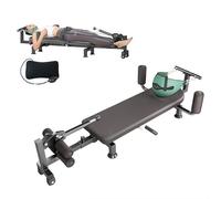 SAYEYBU Lettino Trazione Lombare Domestico, Letto Portatile Colonna Vertebrale, Barella Cervicale, Lettino Massaggio Cervicale Lombare per Decompressione della Schiena,B/Lower Body Belt