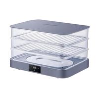 SAYEYBU Lievitatore Elettrico, Cassa Lievitazione per Pane 40 Litri con Controllo Regolabile Temperatura, Tempo e umidità, per Una Fermentazione Uniforme, per Preparare Pane, Yogurt e Natto,Grigio