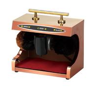 SAYEYBU Lucidatrice Elettrica per Scarpe, Lucidatrice Automatica per Scarpe Acciaio Inox, Kit Pulizia e Rimozione della Polvere, per Casa, Hotel, Banche,D