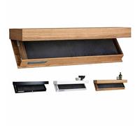 SAYEYBU Mensola Segreta con Compartimento a Sgancio, Mensola a Soffitto per Decorazione & Stoccaggio Casa, Organizzatore Nascosto per Cucina, Camera da Letto & Nido,Natural