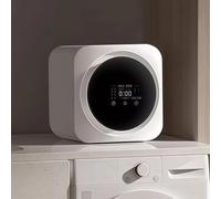 SAYEYBU Mini Lavatrice e Asciugatrice 2 In 1, Lavatrice Elettrica Compatta Completamente Automatica, Cestello in Acciaio Inox con Comandi Lcd, per Biancheria Intima, Calzini e Piccoli Indumenti,Bianca