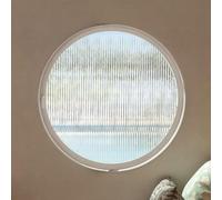 SAYEYBU Oblò Rotondo in Lega di Alluminio, Oblò Girevole con Vetro Temperato, Finestra per Cucina E Arredamento, Vetro Temperato A Filo per Bagno, Camera Letto, Soggiorno,B1,50cm