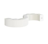 SAYEYBU Panca Nido d'Ape, Sgabello Pieghevole Fisarmonica in Carta Kraft, Poltrona Relax, Poggiapiedi, Sgabello Il Cambio delle Scarpe per Scuola, Cucina, Soggiorno e Sala Pranzo,Bianca,30cm 9 Seater