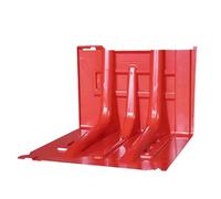 SAYEYBU Pannello di Protezione dalle Inondazioni, Barriere Anti Inondazione Riutilizzabili a Forma di L, Sistema Facilmente Installabile per Il Controllo delle Inondazioni,Rosso,15 PCS