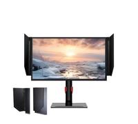 SAYEYBU Parasole Antiriflesso Monitor, Parasole Computer Desktop per Schermi 24-27 Pollici, Regolabile 180° con Protezione della Privacy, per Lavorare, Giocare e Guardare Film,Nero