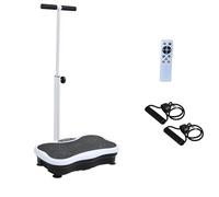 SAYEYBU Pedana Vibrante per Tutto Il Corpo per la Perdita di Peso con Corrimano Rimovibili e Display a LED, capacità di Carico 150 kg,with armrests