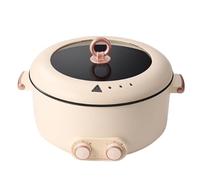 SAYEYBU Pentola Calda Stile Cinese, Pentola Calda Integrata Multifunzione Uso Domestico 5/6 Litri, Cuociriso Integrato, Ampia capacità per Pranzi Famiglia e Riunioni 2-6 Persone,5L