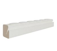 SAYEYBU Poltrona Pieghevole Fisarmonica in Carta, Sgabello in Carta Artigianale con Cuscino Rotondo, può Essere Utilizzato Come Sgabelli Il Cambio delle Scarpe e Panche,Bianca,6 Seater