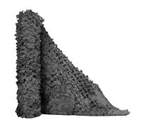 SAYEYBU Rete Mimetica, Rete Ombreggiante, Rete Mimetica Militare Rinforzata, Protezione Solare per Pergolato da Giardino, Campeggio, Caccia, Decorazione,Nero,6x6m