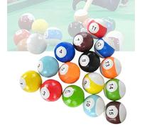 SAYEYBU Set Completo Calcio Gonfiabile, 16 Palle Biliardo in Similpelle per Giochi Tavolo Biliardo, Intrattenimento al Chiuso, Giocattoli Esterno, Regalo per Giochi società,A Set,18cm/7.09inch
