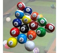 SAYEYBU Set da 16 Palloni Calcio e Snooker Gonfiabili, Biliardo Gigante per Interni ed Esterni per Giochi da Tavolo, Calcio di Strada e Feste in Giardino,A Set,18cm/7.09inch