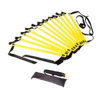 SAYEYBU Set Scale L'Agilità, Scale Leggere L'Allenamento velocità, Spaziatura Regolabile, Scale Pista Portatili con Borsa Trasporto per Allenamento velocità e Allenamento Piedi,3m/6Rung