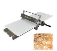SAYEYBU Sfogliatrice Pieghevole, Sfogliatrice Compatta, Macchina per Stendere Pasta Manuale, Spessore della Sfoglia Regolabile 0-27 Mm, Macchina per Stendere Pasta Acciaio Inox,83 * 48 * 25CM