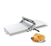 SAYEYBU Sfogliatrice Pieghevole, Stenditrice Pieghevole, Sfogliatrice Manuale, Macchina per Impastare Acciaio Inox con 55 Spessori Regolabili, capacità Livello Commerciale,103 * 50 * 24CM