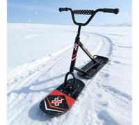 SAYEYBU Snow Scooter, Tavola Sci, Slitta Sci, Sci Ruotabile a 360° con Telaio Rinforzato Alluminio, per Tutti Terreni Pendii Fuoripista, Piste Battute e Avventure sulla Neve Fuori Strada,Nero