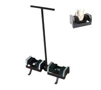 SAYEYBU Spazzola Pulisci Stivali Resistente, Rimuovi Fango Esterni con Manico, Raschietto Montaggio Pavimento, Efficace Rimozione dello Sporco, per Campi Golf, Giardini e Fattorie,Double