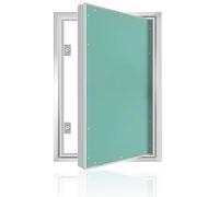 SAYEYBU Sportelli Accesso Idraulici Alti Cartongesso, Telaio del Pannello di Accesso Personalizzabile, Placca di Copertura per Fori A Muro con Serratura per Manutenzione,01,24x48in/610x1220mm