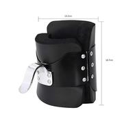 SAYEYBU Stivali Antigravitazionali per Esercizi Inversione con Ganci, Stivali Esercizi Testa Giù, Ganci Barra Addominali, per Allenamento Rafforzamento Core, Sollievo Mal Schiena e Addominali,Nero