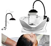 SAYEYBU Supporto Circolazione dell'Acqua Head Spa, Rubinetto Terapia della Testa, Telaio Head Spa, Rubinetto Terapia della Testa, Circolazione dell'Acqua Design Ad Arco 180°