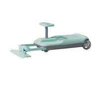 SAYEYBU Veicolo Elettrico Dondolo Che può Anche Pulire Pavimento, Monopattino Elettrico Bambini, Simulatore Auto Torsione Bambini, Ampio Spazio Archiviazione, Anti-Ribaltamento,Verde