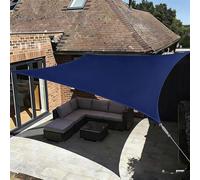 SAYEYBU Vela Parasole Impermeabile, Tenda a Baldacchino, Copertura Antipioggia Resistente Raggi UV, Telo Ombreggiante, per Patio Esterno, Giardino, Cortile, Posto Auto,Royal Blue,2x3m