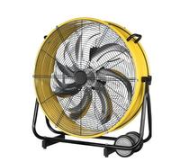 SAYEYBU Ventilatore a Tamburo in Metallo Commerciale 24", Ventilatori Industriali per Impieghi Gravosi, 3 velocità, Ventilatori a Piantana per Officine, Fabbriche e Scantinati,24in