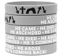 SayitBands Five (5) He Came Died Arose Ascended Coming Back Braccialetti