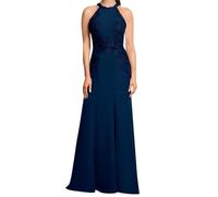 SAYNO Abito da sposa in pizzo con applique per madre della sposa abiti da ballo di fine anno pieghe abiti da cocktail taglie forti, Foglia di t, 50
