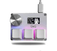 Sayoce Osu O3c Rapid Ses Linear Ses With Knob And Screen, Paste, cut, macro Hotswap Mini Keypadaa Fian