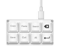 SAYODEVICE Copia Incolla Mini Tasto di scelta rapida Lavoro d'ufficio Macro Tastiera OSU Giochi Ritmici Tastiera Gaming USB Tastiera cablata Hot-swap Tastiera meccanica