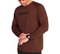 Saysky Logo Pace Long Sleeve Magliette a maniche lunghe M Rosso