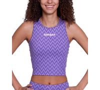Saysky W Zig Zag Combat Crop Top Canotte e Top S Viola