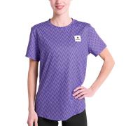Saysky W Zig Zag Combat T-Shirt Magliette M Viola