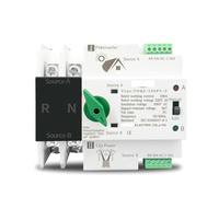SAYTAK Interruttore di Trasferimento Automatico ATS monofase su Guida DIN for fotovoltaico e Inverter Selettori di trasferimento Automatici a Doppia Potenza Senza interruzione 2P 63A 100A 125A(100A)