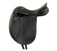 Sazaar Tack Sottosella in Pelle di Mucca per Dressage Inglese, con staffe da 30,5 cm a 48,3 cm ST-039 (18" Seat)