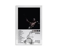 SAZOFJ Utopia-Travis Scott, poster per camera da letto, decorazione artistica da parete su tela, stampa moderna, decorazione per la famiglia, artista, bagno, paesaggio, senza cornice, 40 x 60 cm