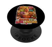 Sazon è il mio linguaggio d'amore PopSockets PopGrip Adesivo