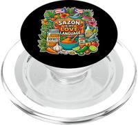 Sazón è il mio linguaggio d'amore PopSockets PopGrip per MagSafe