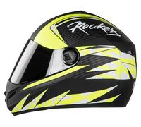 SB-39 Rox Rockers opaco nero e giallo fluo visiera fumé integrale misura L 60...