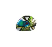 SB-41 Ares Stroks Lucido Nero Con Yamaha Verde Completo Viso L Misura 600mm Aes