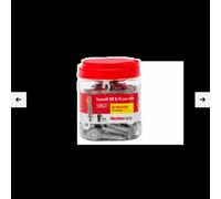 FISCHER TASSELLI A VITE SB 9/4 IN BARATTOLO 100pz+25pz omaggio