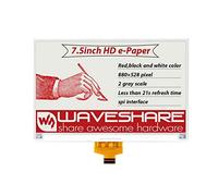 sb components 7,5 pollici HD e-Paper (B) E-Ink Raw Display HAT, interfaccia SPI 880 × 528 pixel rosso/nero/bianco 3.3V/5V schermo carta come carta elettronica display per Raspberry Pi, Jetson Nano
