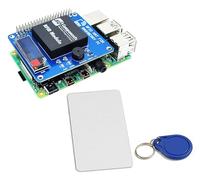 sb components Cappello RFID per Raspberry Pi con display OLED da 0,91", cappello di espansione RFID Shield per Raspberry Pi 4B/3B+/3B/2B/B+/A+/Zero e Zero W, lettore RFID Raspberry Pi e scheda di