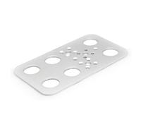 Sb Components - Piedino in lega di alluminio per robot fai da te, piastra di base robotica, montaggio a ingranaggi, montaggio robot, accessori robot, modulo fai da te, (FK-FP-001)