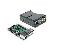 RASPBERRY Pi 3-1.2GHz Quad Core 64Bit 1GB RAM (2016 Modello) con custodia - Custodia Nera